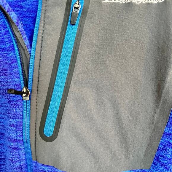 Eddie Bauer fleece full zip mens size M - Picture 4 of 10